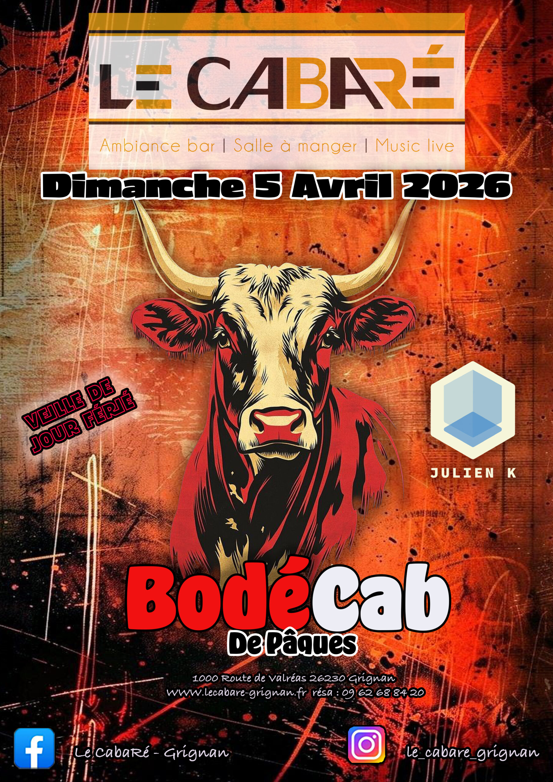 BodeCab de Pâques — Julien K — Dimanche 5 avril