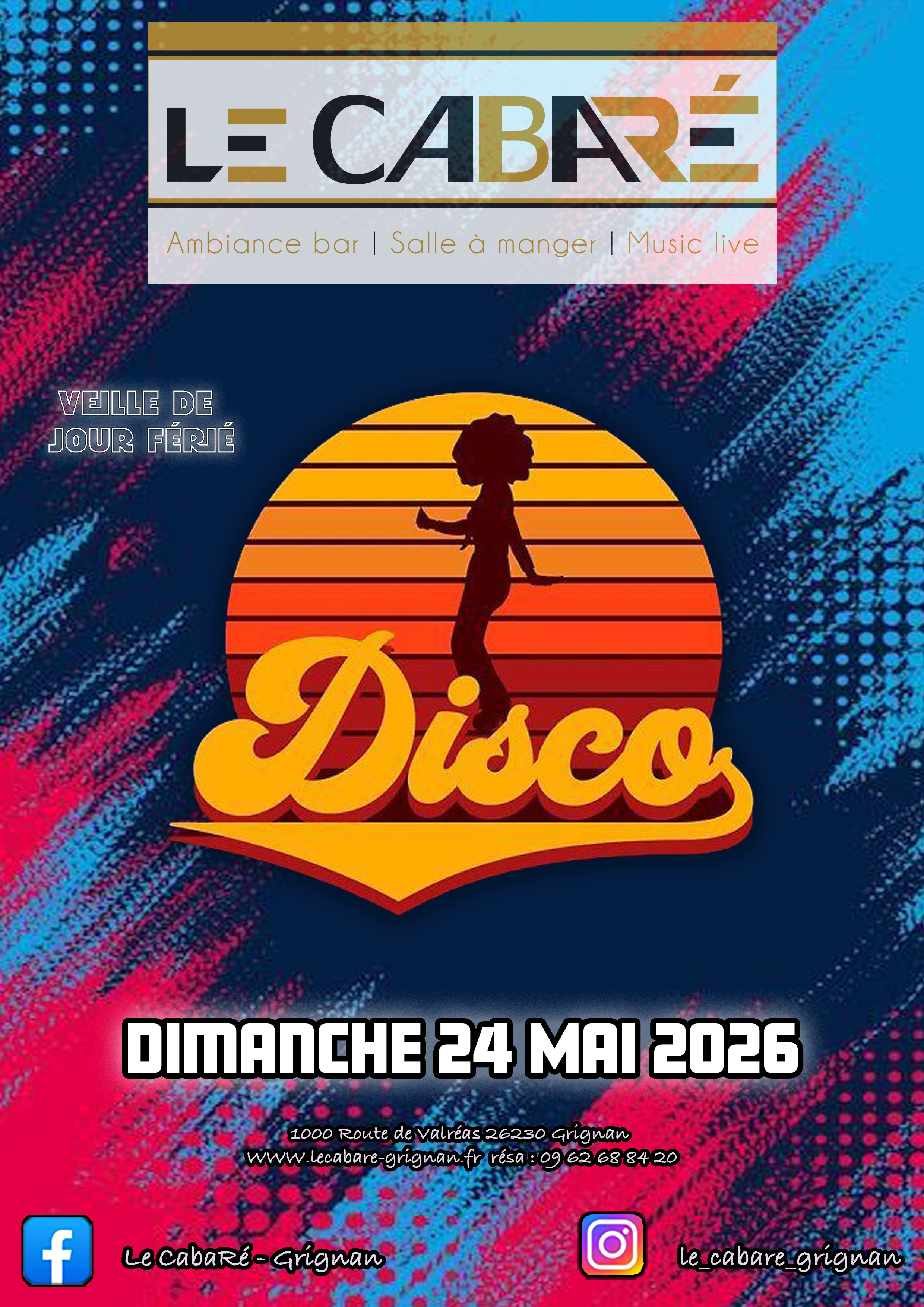 Soirée Disco — Dimanche 24 mai