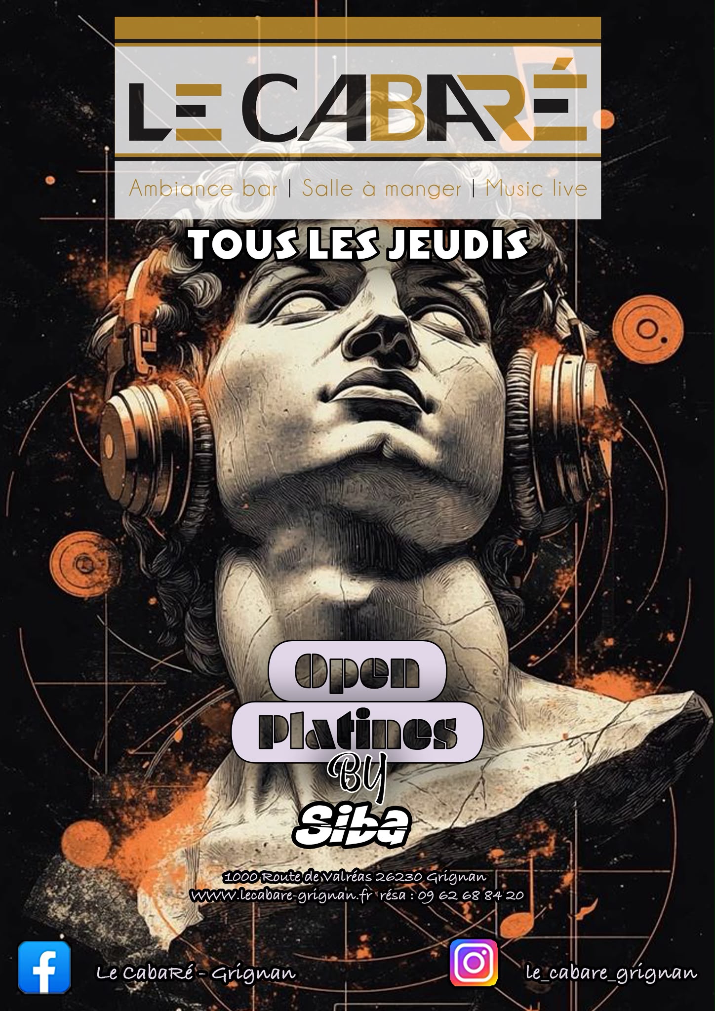 Open Platines by Siba — Tous les jeudis au CabaRé