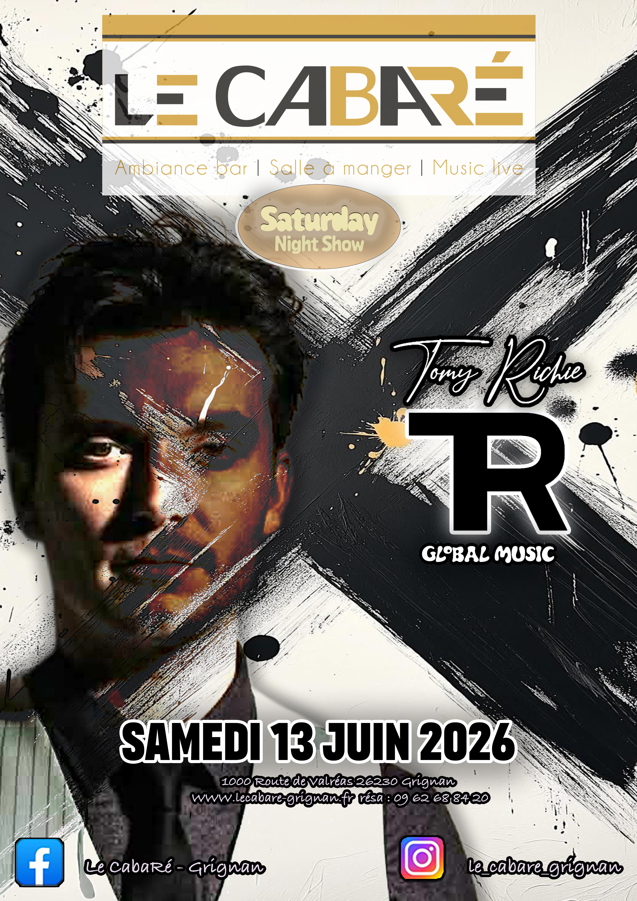 Saturday Night Show — Tomy Richie — Samedi 13 juin