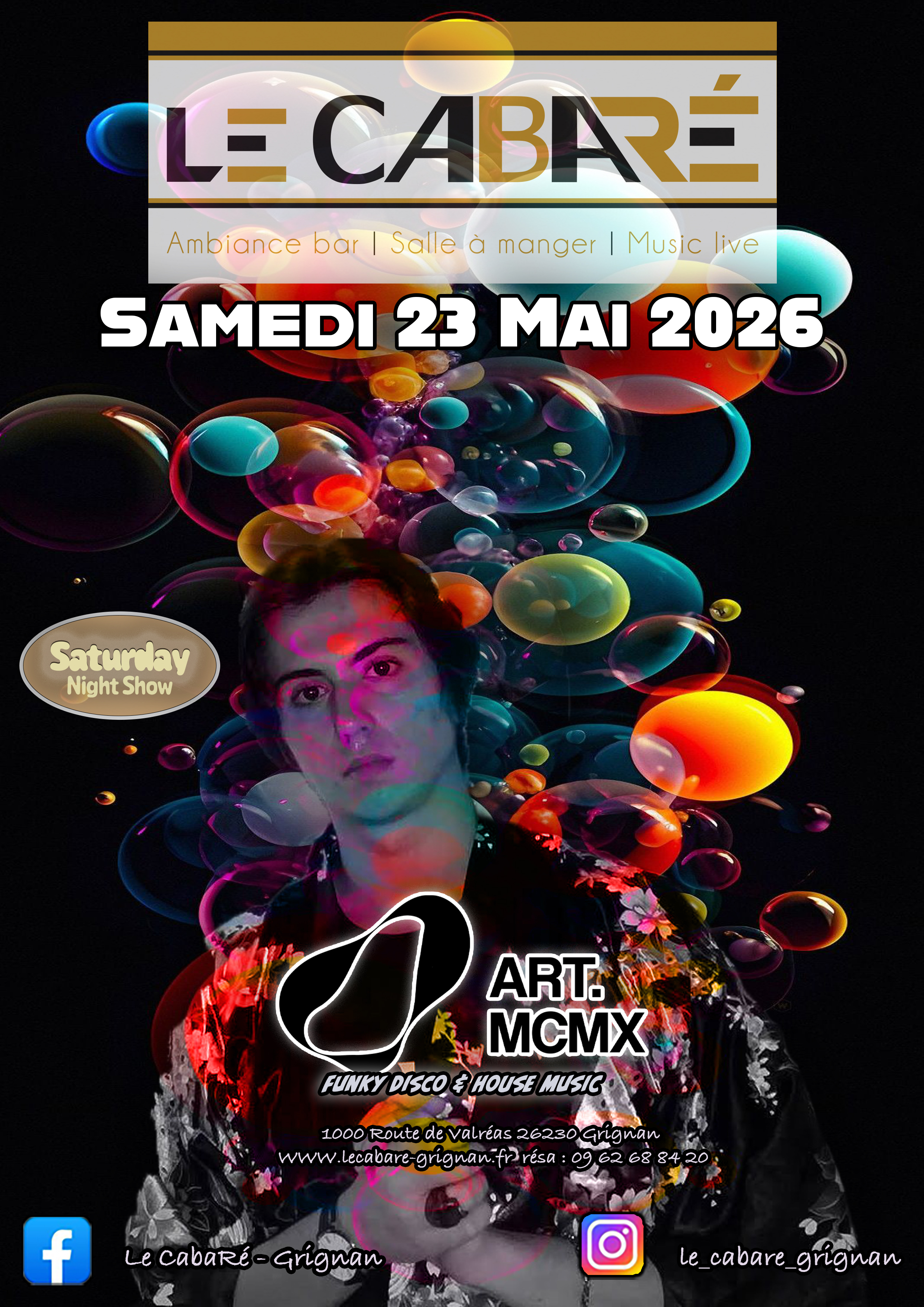 Saturday Night Show — Art. MCMX — Samedi 23 mai