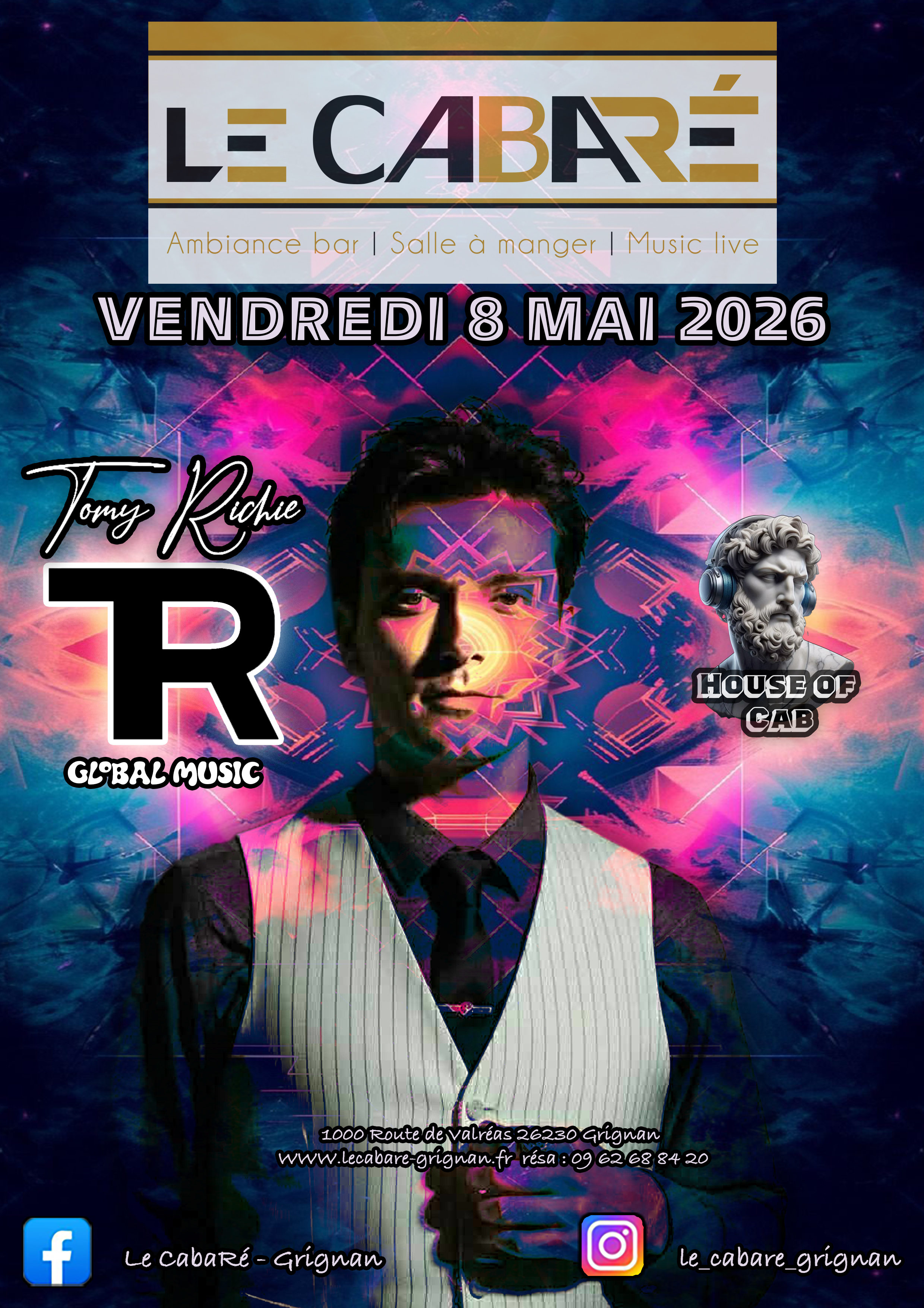 House Of Cab — Tomy Richie — Vendredi 8 mai
