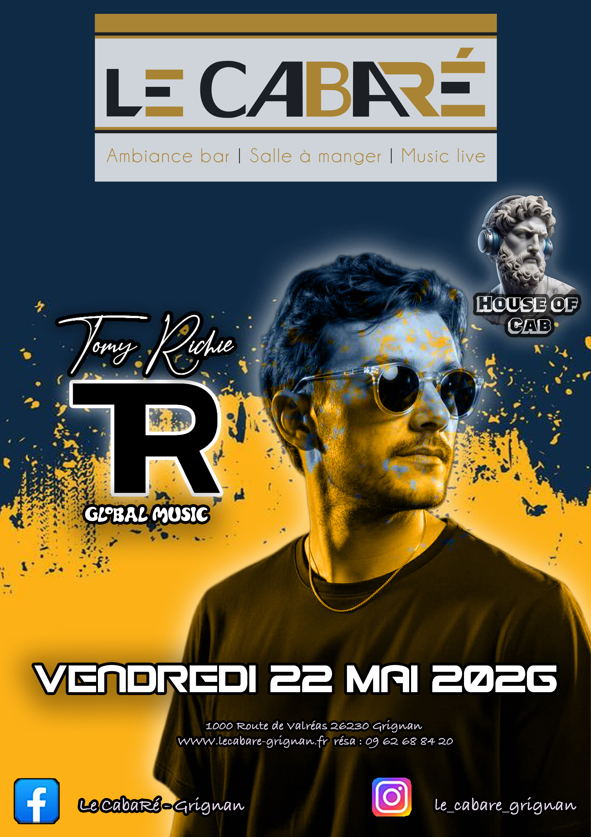 House Of Cab — Tomy Richie — Vendredi 22 mai