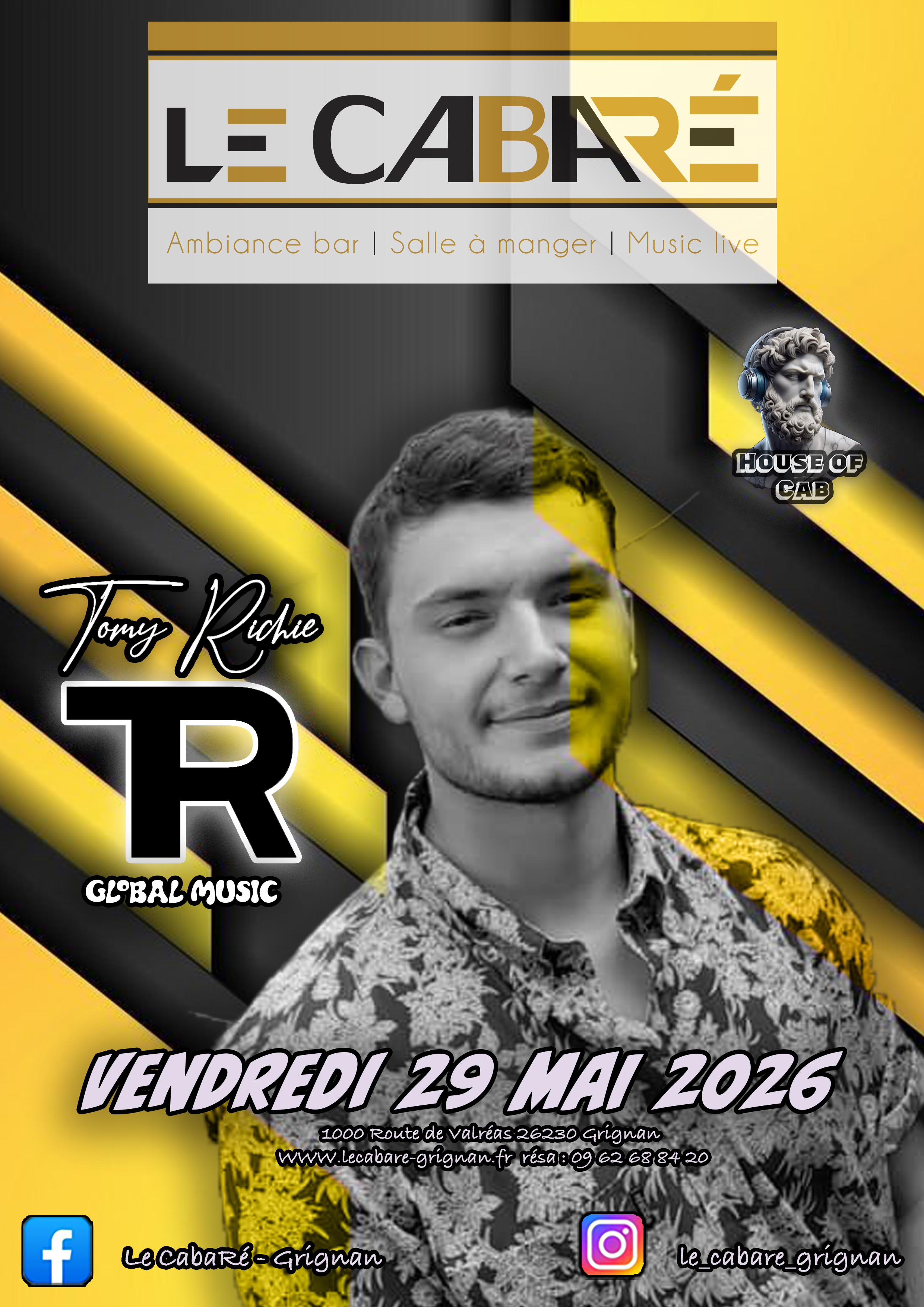 House Of Cab — Tomy Richie — Vendredi 29 mai